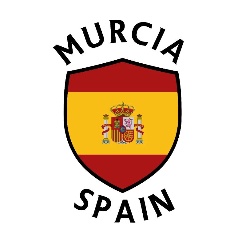Murcia Shield in Spanish Flag