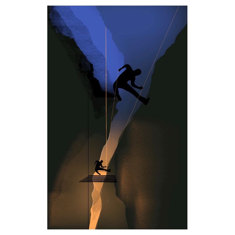 Height and depth: A captivating silhouette