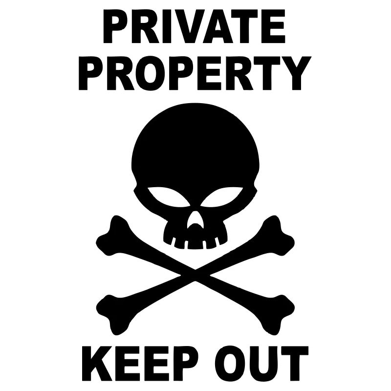 private property keep out