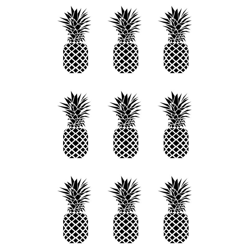 AD Pineapple Pattern Mono