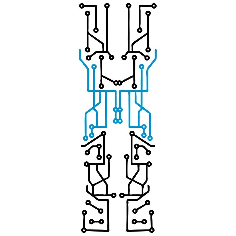 technology line connection microchip datentechnik