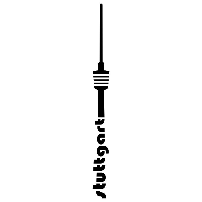 Stuttgart TV Tower font