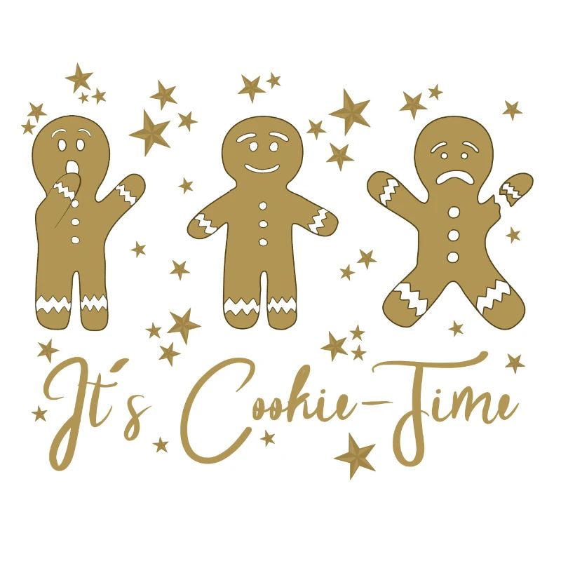 It's Cookie Time – Gingerbread Design