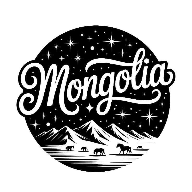 Mongolei - Souvenir-Design