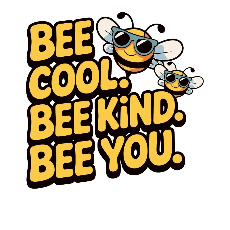 Bee Cool Bee Kind Bee You Design