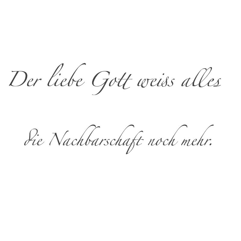 der liebe Gott