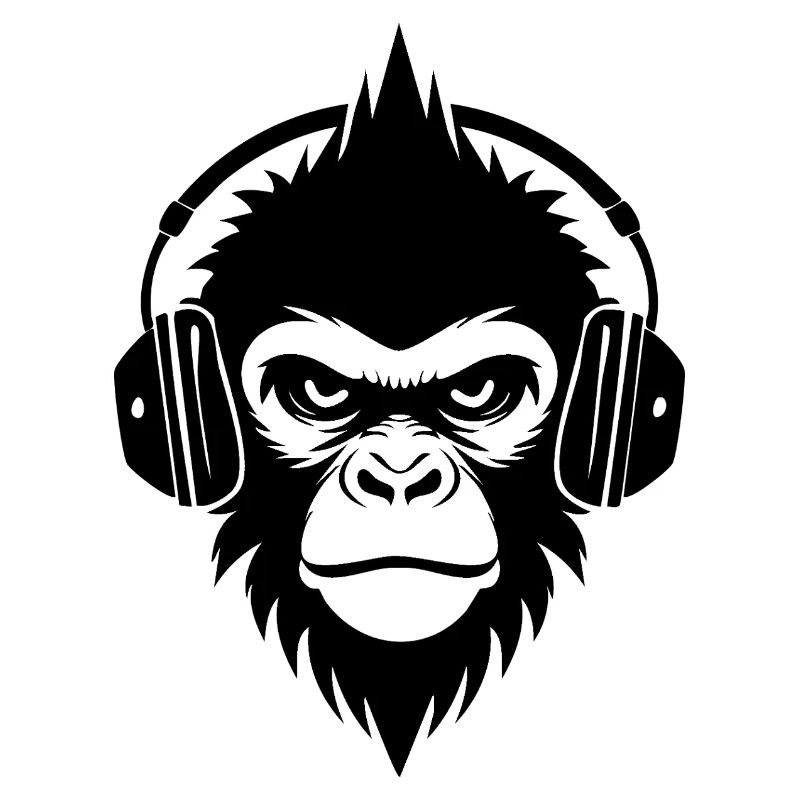 Chemise classique Monkey Head Punk Studio Mix