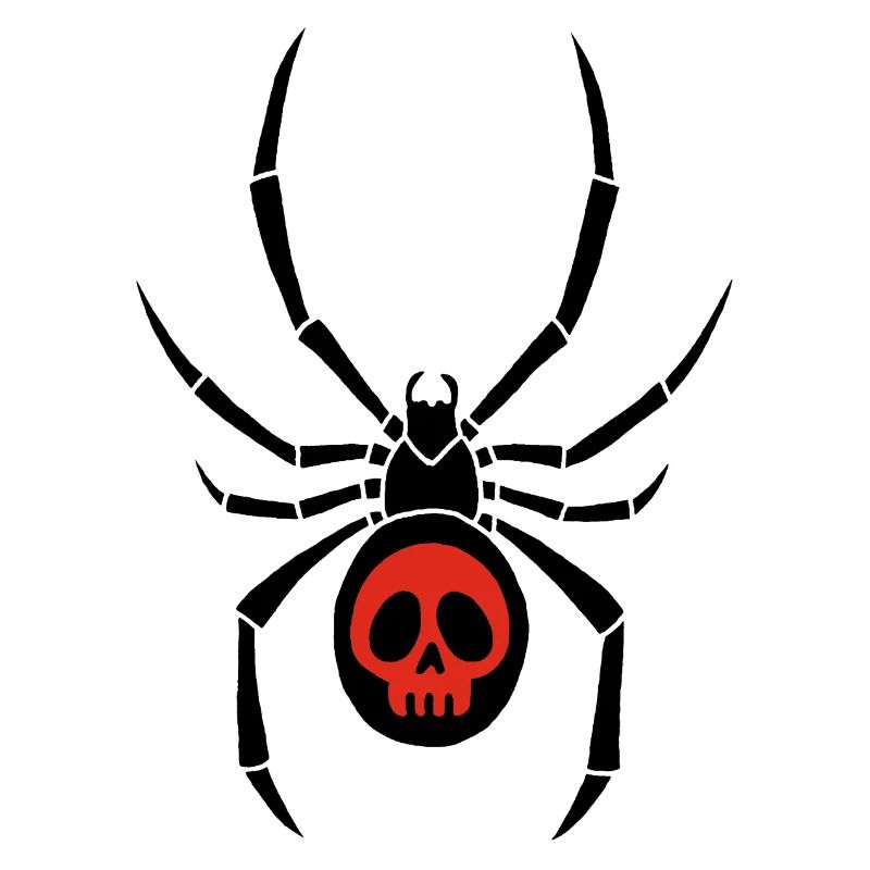 Black widow and red skull