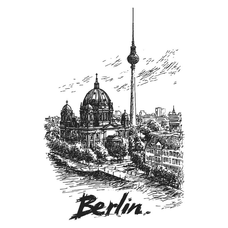Berlin Skyline Silhouette