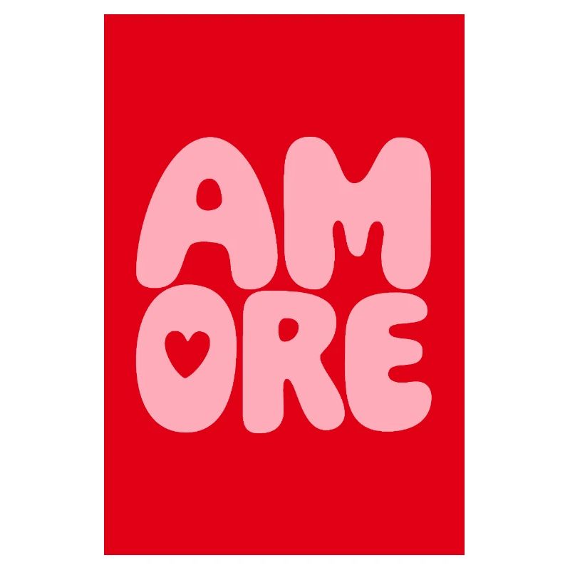 Amore Retro Bubblenschrift