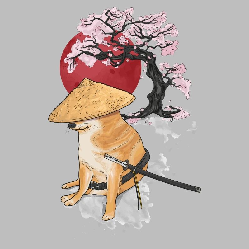 cheems samurai