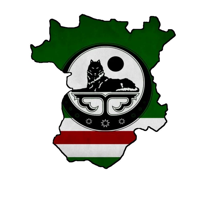 Chechnya Map, Chechen Flag