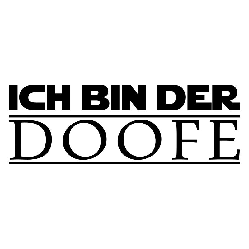 ich bin der doofe (jedi)