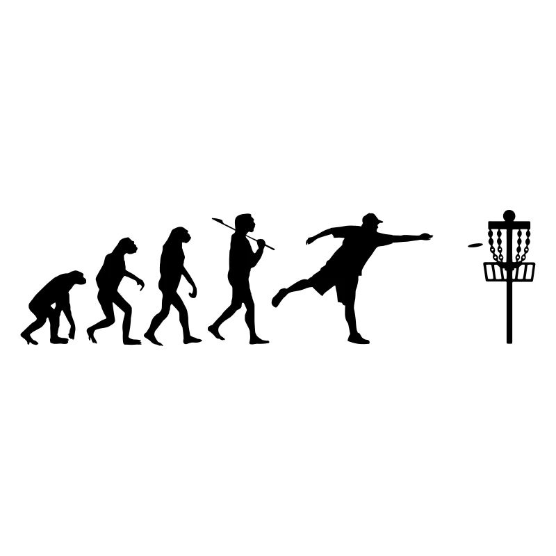 Disc Golf Evolution Ultimate Frisbee Lustig Sport
