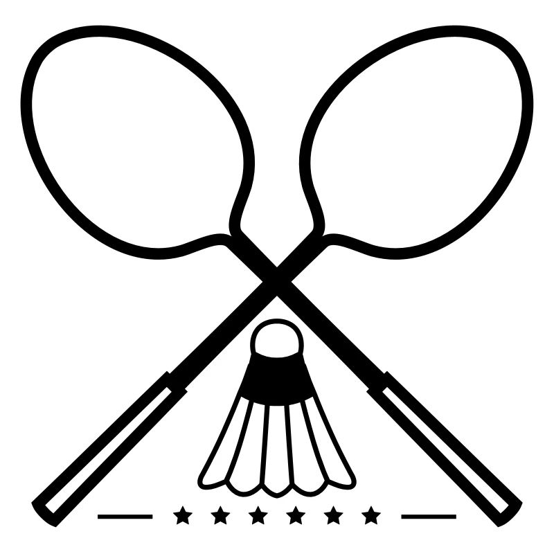 Vector Badminton Sport Design
