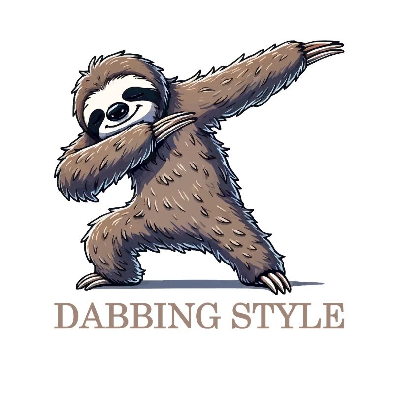 faultier dabbing