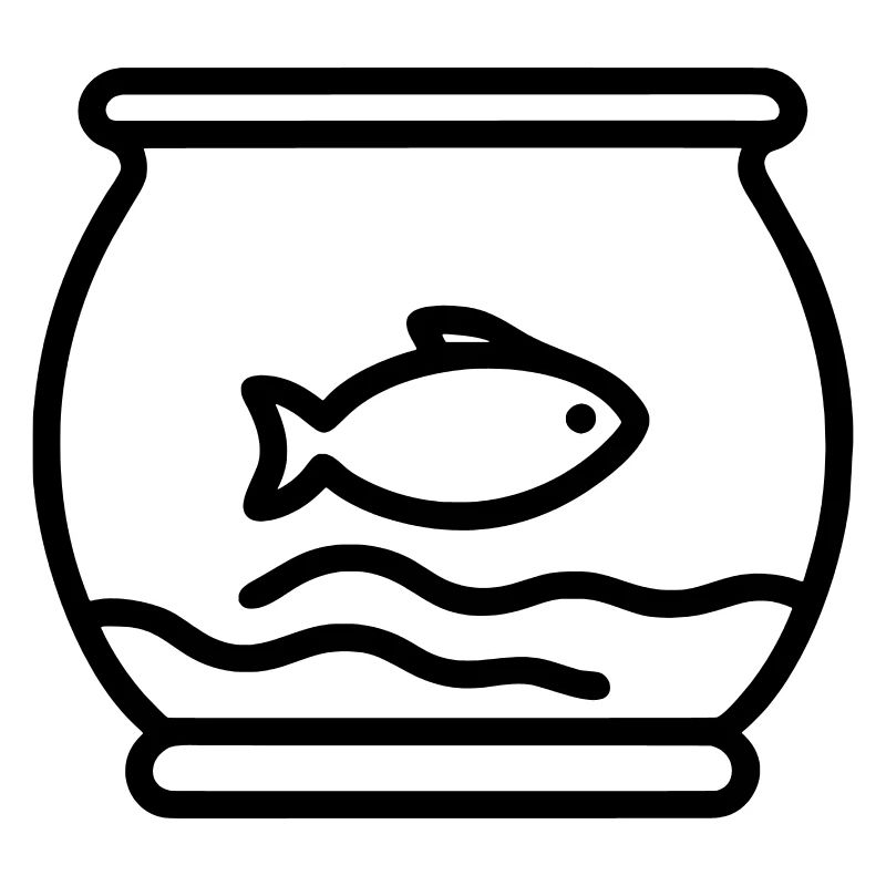 Fish Outline Fish Icon Fish Drawing Simple Fish.