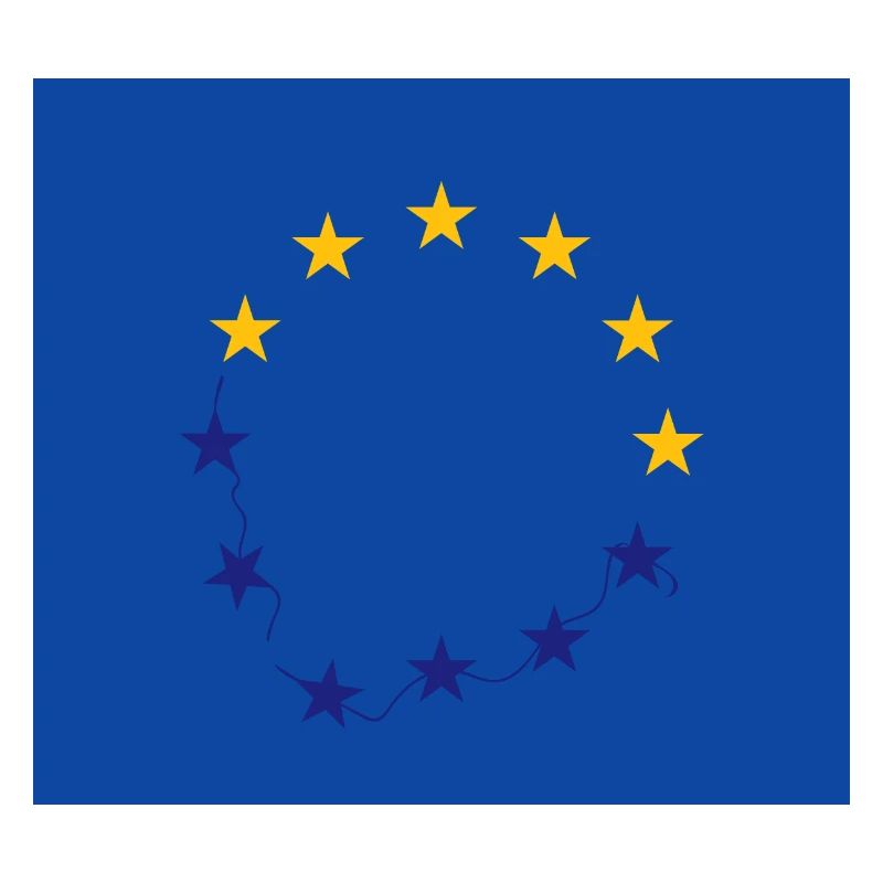 Conception pessimiste du drapeau de l’Union européenne