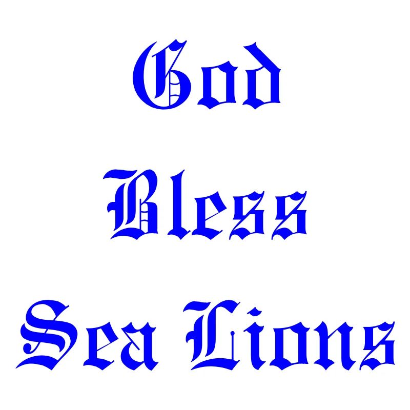 GodBlessSeaLions