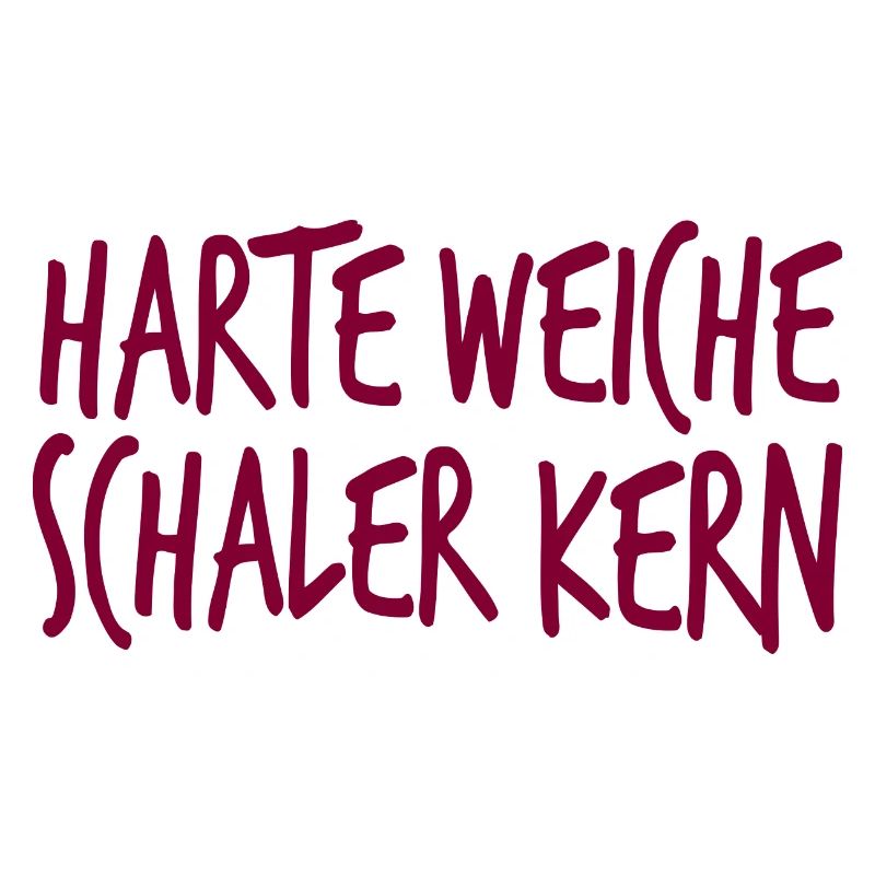 Harte Weiche Schaler Kern