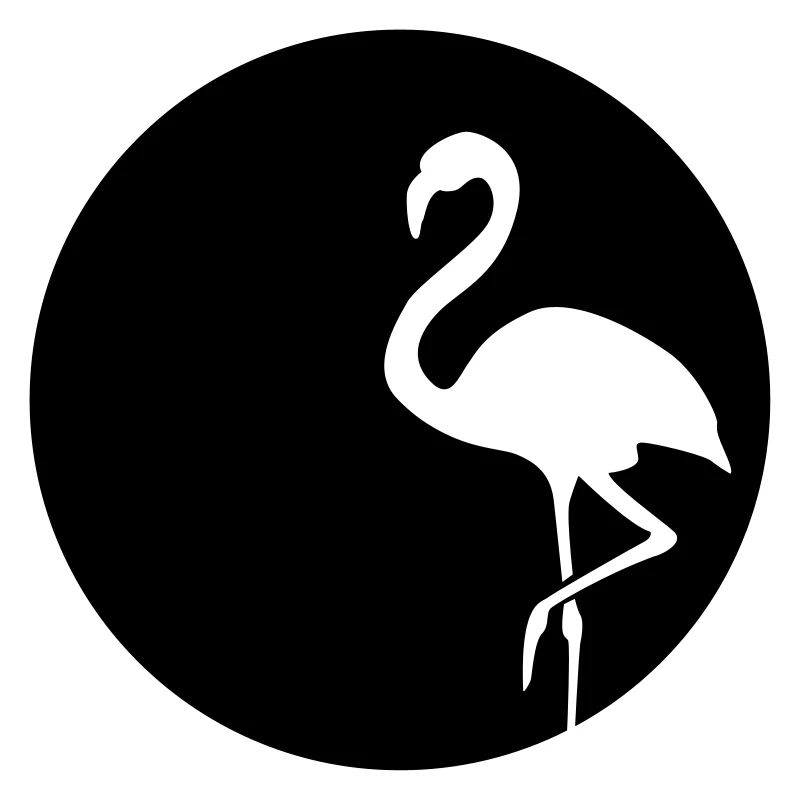Flamingo Silhouette Moon