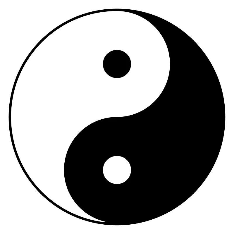 Yin Yang Symbol (Vector)