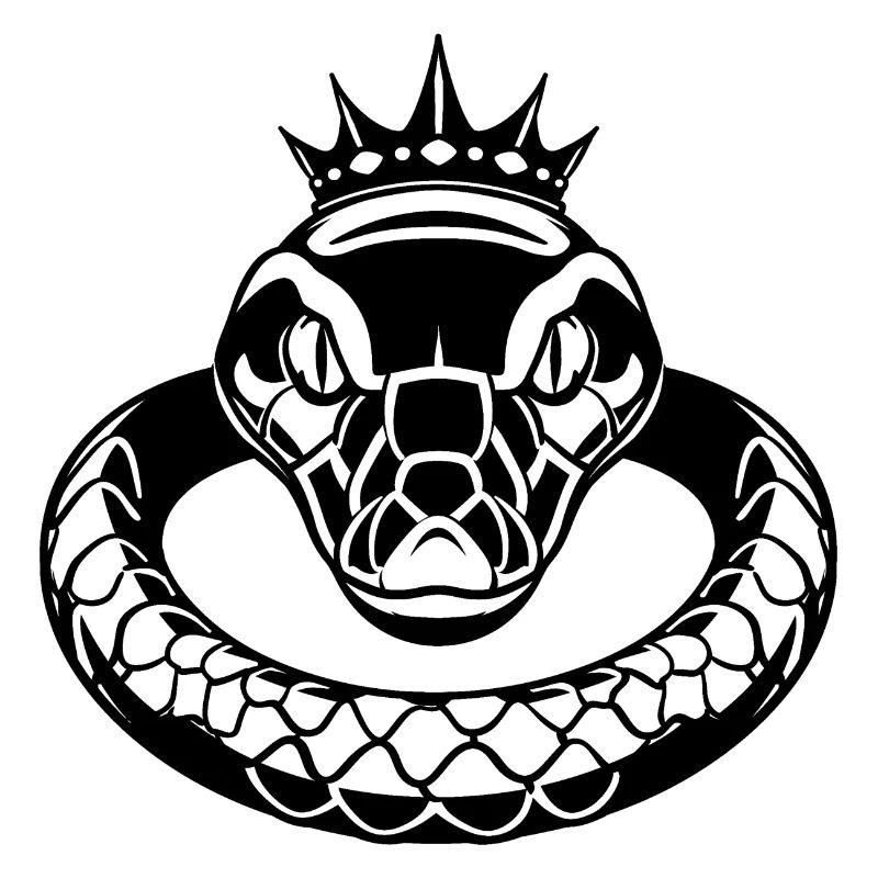 Eleganz der königlichen Python