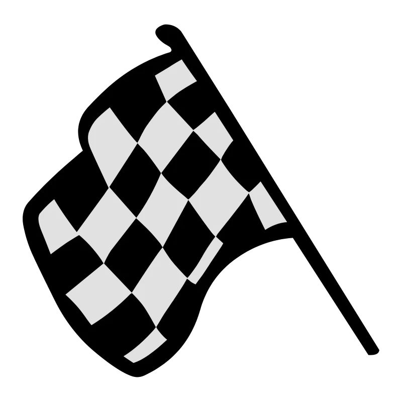 Drapeau à damiers Racing