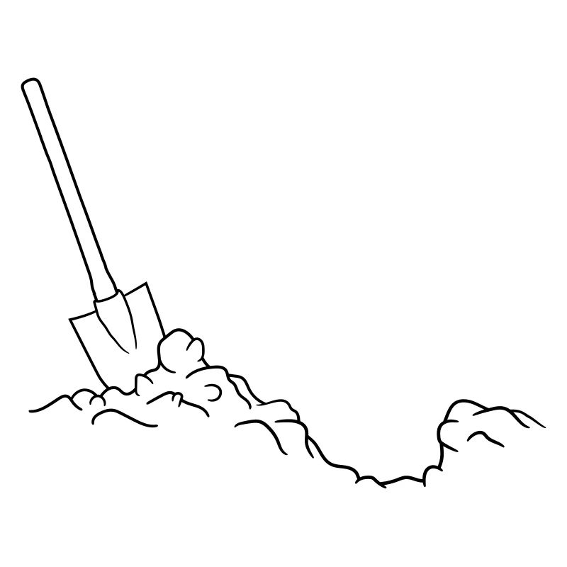 bodel shovel dig digging hole heap shovel dig shov