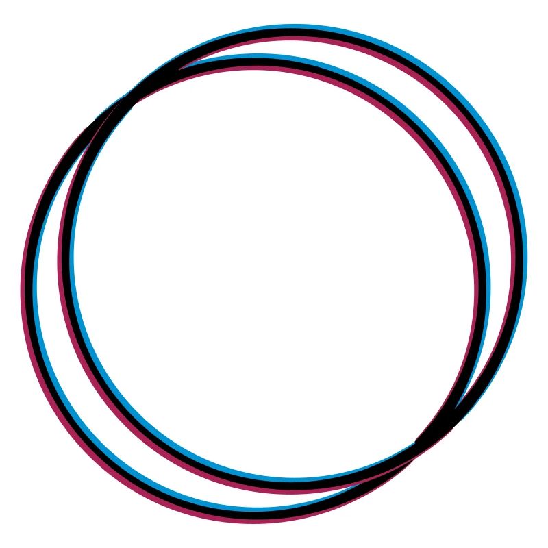 2 cercles 3D