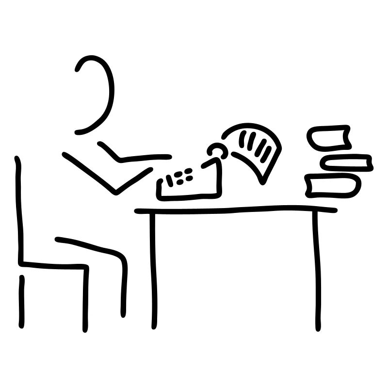 autor schreibt buch