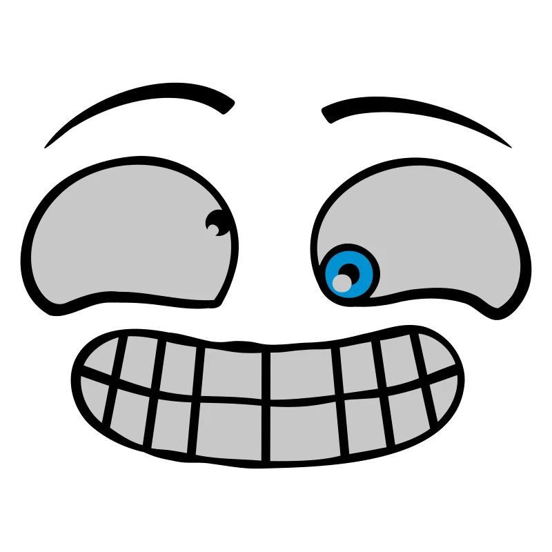 Cheeky grimace face