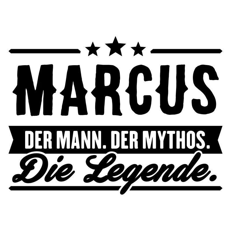 Man Myth Legend Marcus