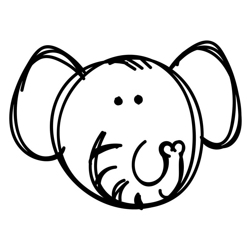 Elefant Zeichnung