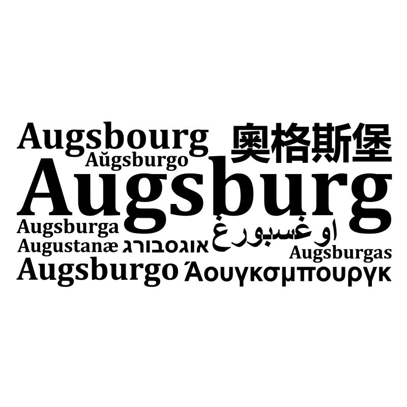 Augsburg Tagcloud