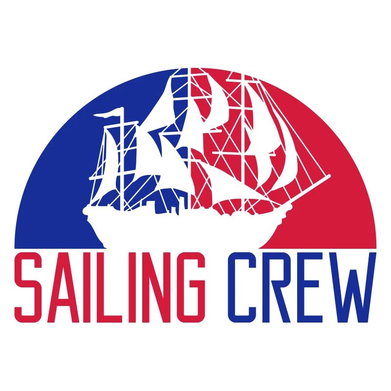 Sailing crew sailing ship