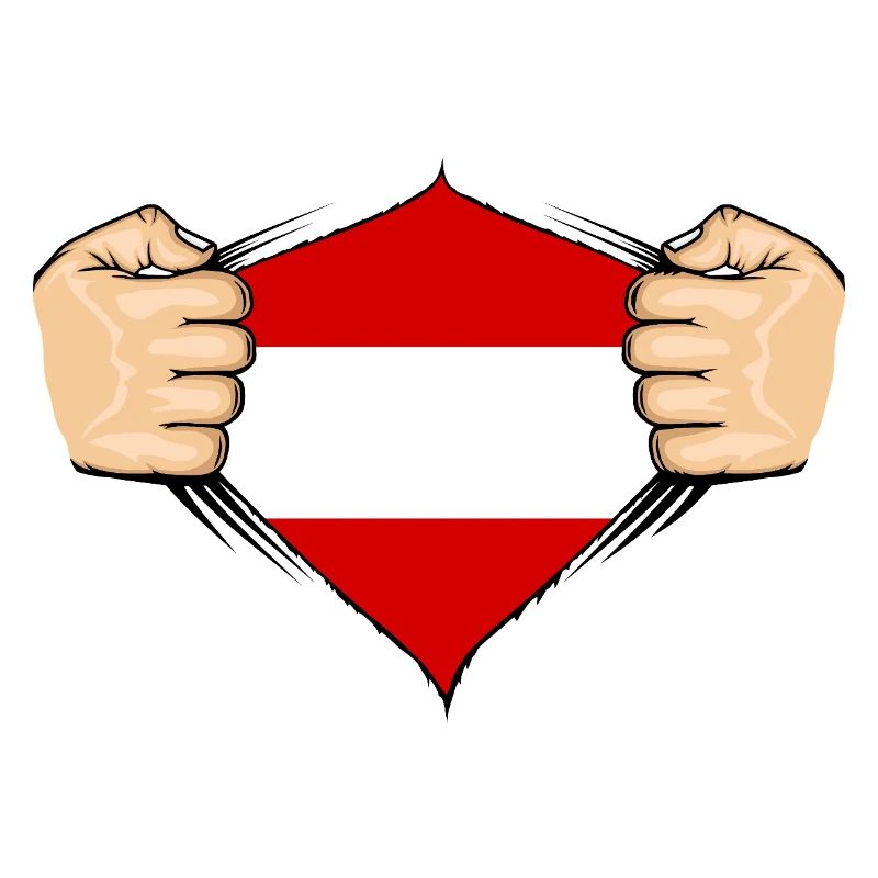 Conception du drapeau de l’Autriche