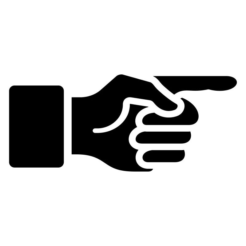 Pointer finger, forefinger, hand, index, direct,