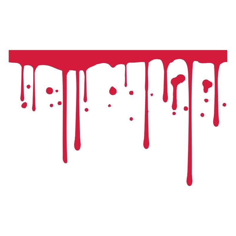 Blood drops underlined line
