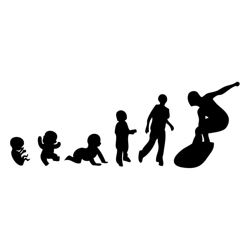 evolution homme human men sport surf