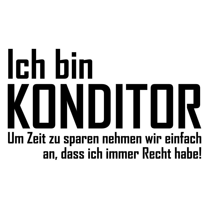 ich bin konditor