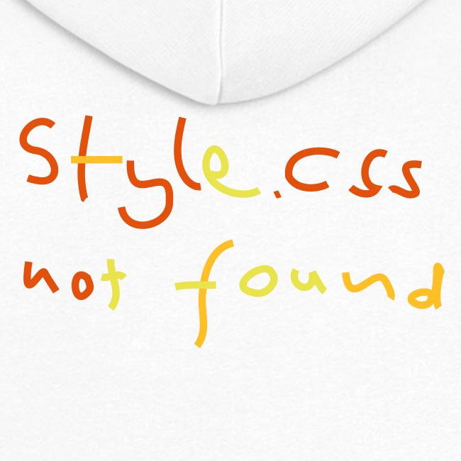 CSS Style Not Found