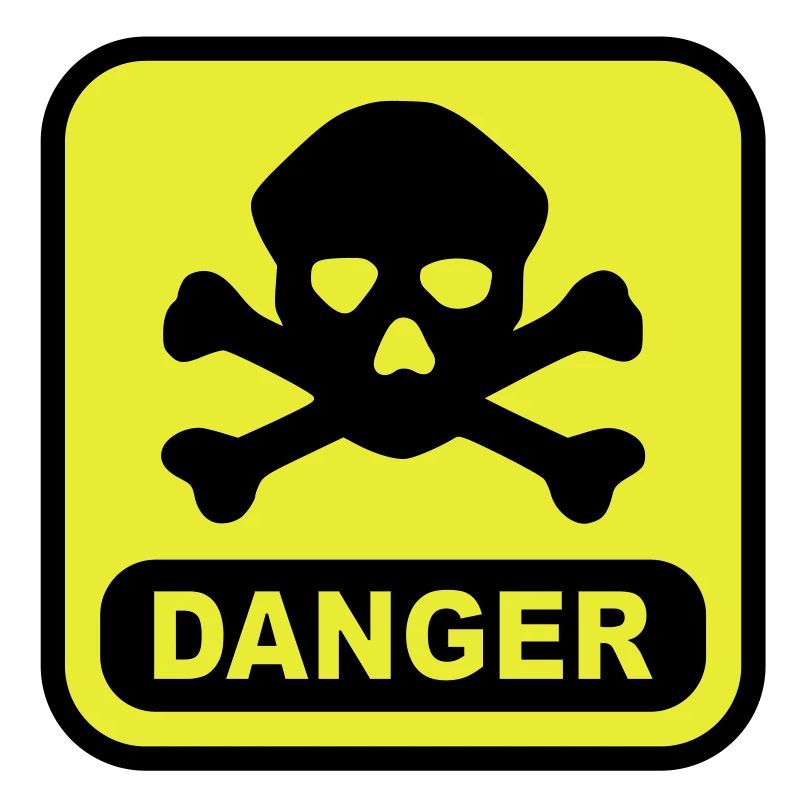 Danger skull