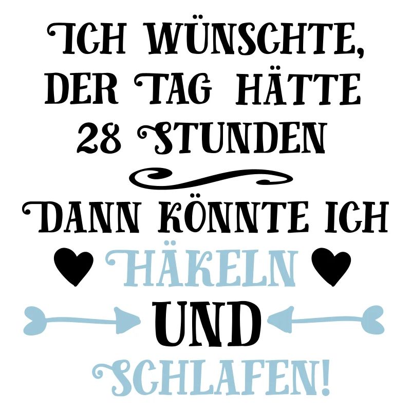 Häkeln und Schlafen Geschenk