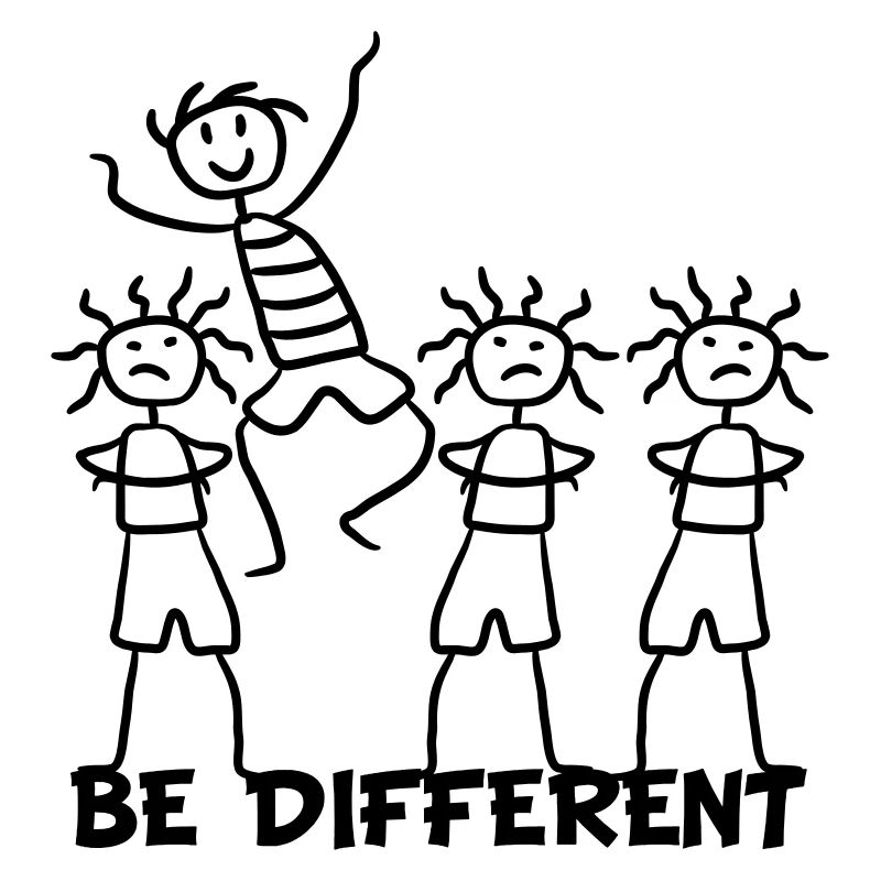 Happy Funny Boy Be Different