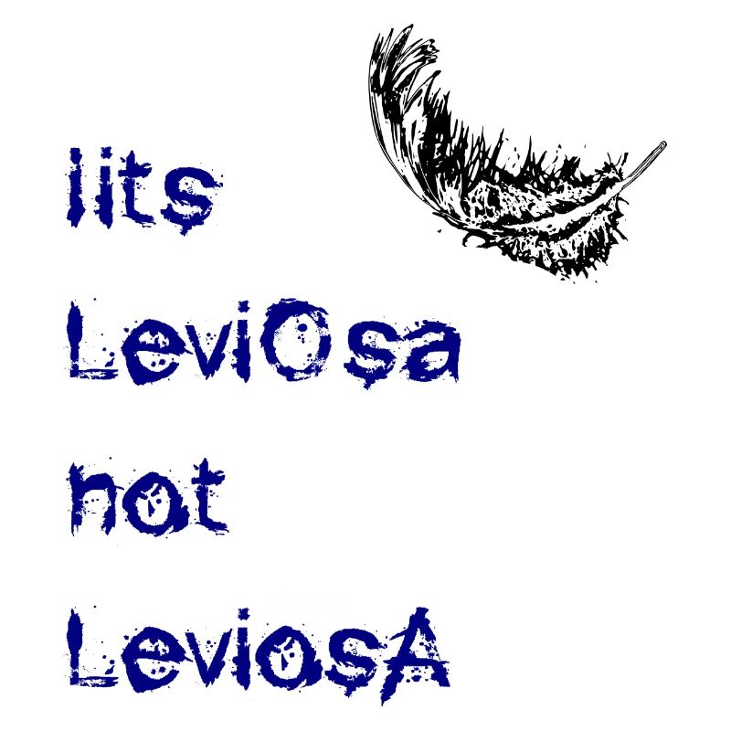 leviosa feather black blue