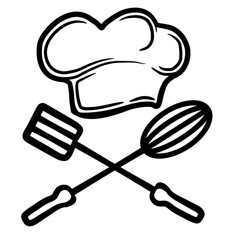 agitateur turner 2 emblème chef chapeau chapeau chef ko