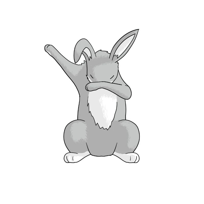 Tanzendes Hase - Rabbit Dabbing Dancing