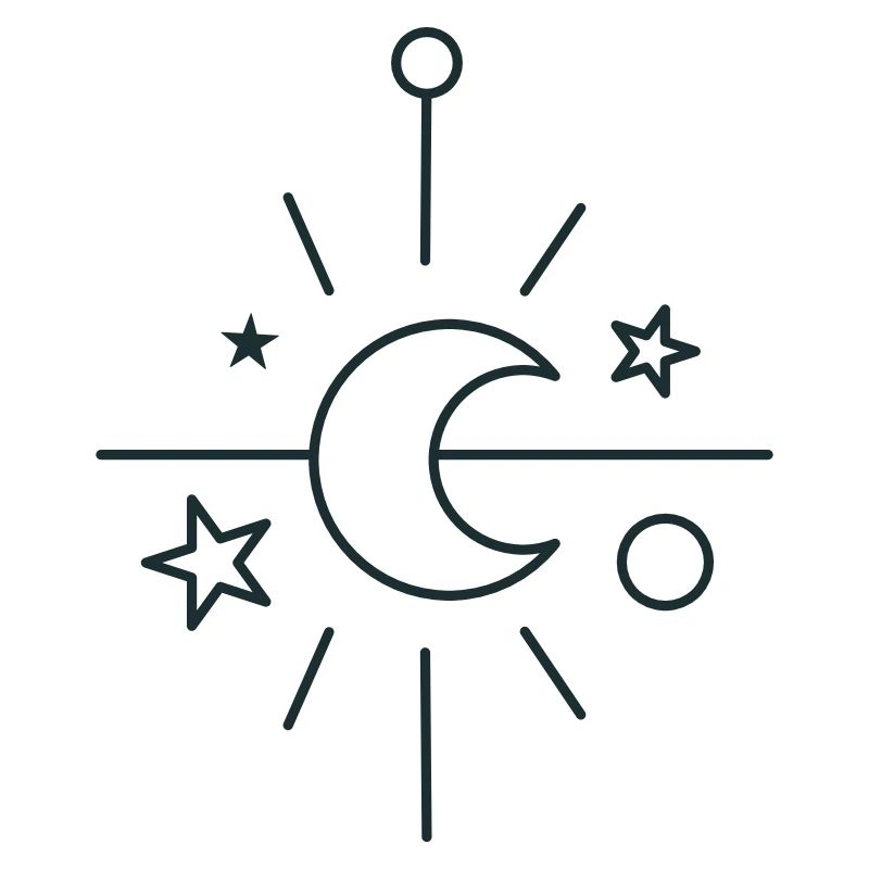 BOHO Croissant de lune central
