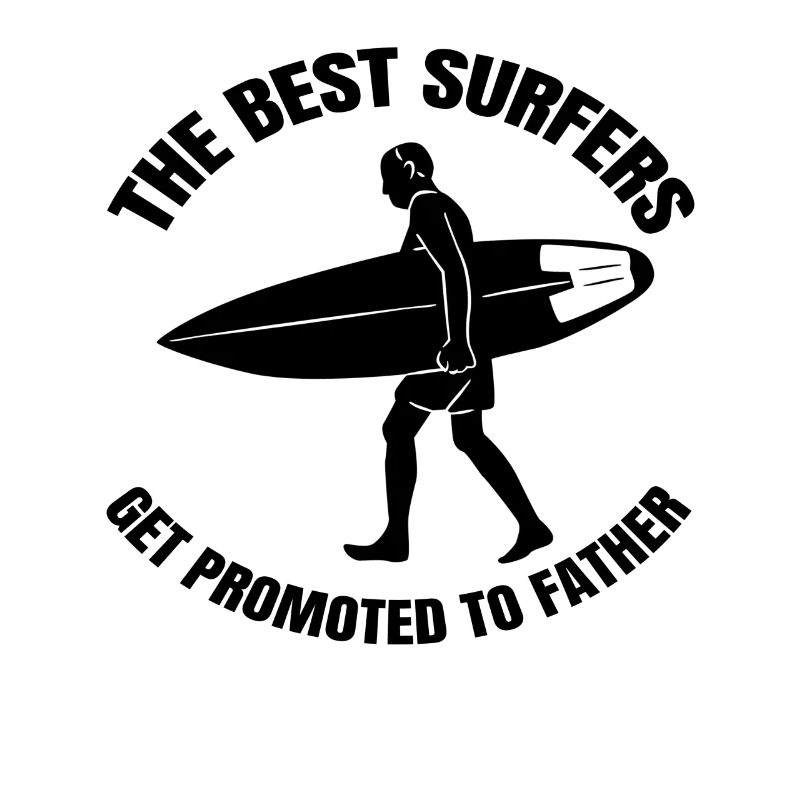 Surfer Father Surfboard Dad Surf Instructor